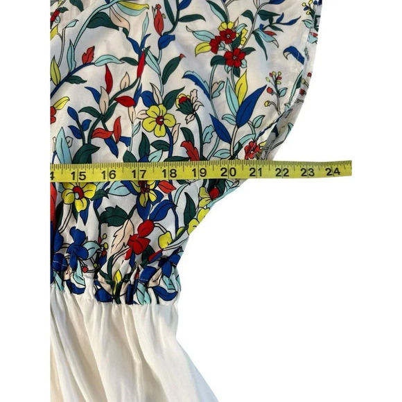 Cupshe Maxi Swim Cover Up Womens Sz L (see measurements) Tie Waist Dolman Sleeve - Picture 7 of 7